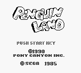 Penguin Land (Japan) Title Screen